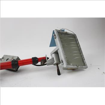 Red Work Lamp With Switch