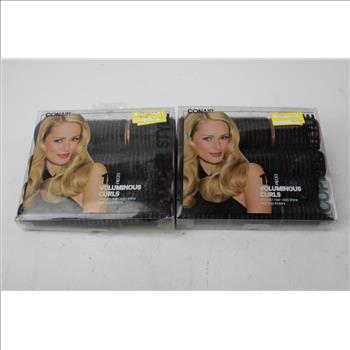 Reebok 2XL Leggings, Large Sports Bras, With ConAir Curl Rollers, 5 Pieces