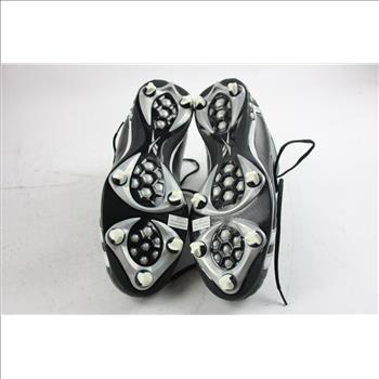 Reebok NFL Men's Cleats, Size 11 1/2, Black/White