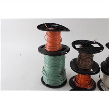 Reels Of Electrical Wire Bulk Lot, 5 + Reels Of 25'