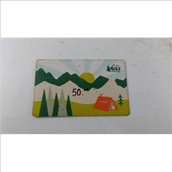 REI-Co Op Gift Card, $50.00