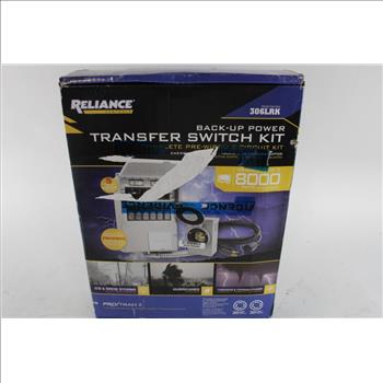 Reliance Controls Back Up Power Transfer Switch Kit