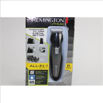 Remington PG6025 All-in-1 Lithium Powered Grooming Kit, Beard Trimmer (8 Pieces)