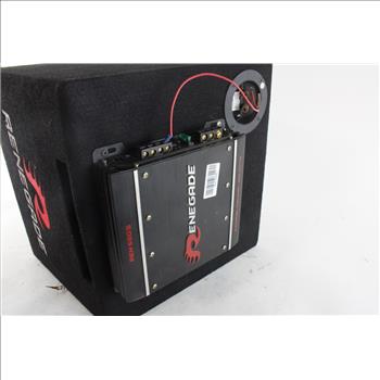 Renegade Subwoofer With Box & Amplifier