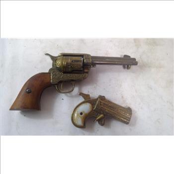 Replica Revolvers With Detailed Designs, 2 Pieces