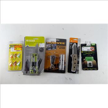 Resolve 12 Piece Outdoor Recreating Multitool And More, 5 Pieces