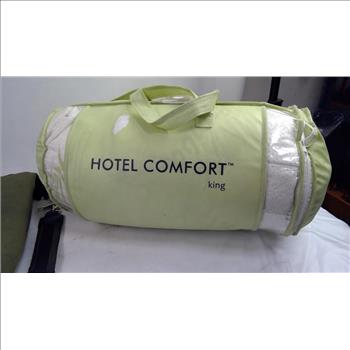 Revelry Large Duffel Bag With Sleeping Bag And King Size Bamboo Pillow Inside