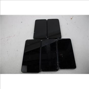 Revvl, LG, Cricket Cell Phone Lot, 5 Pieces, Sold For Parts