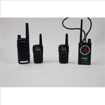 Rf Gs Detector And Two Way Radios 4 Pieces