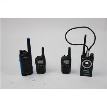 Rf Gs Detector And Two Way Radios 4 Pieces