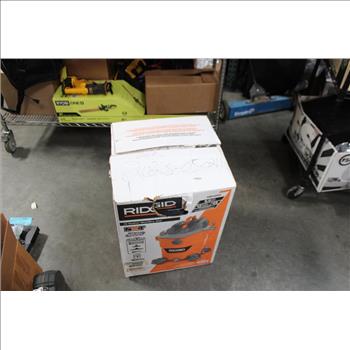Ridgid 12 Gallon 5.0 Peak Shop Wet & Dry Vacuum