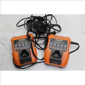 Ridgid 12V Battery, Dremel Battery Charger And More, 4 Pieces