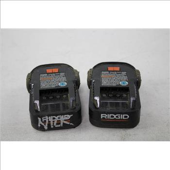Ridgid 1.5Ah Battery Packs, 2 Pieces