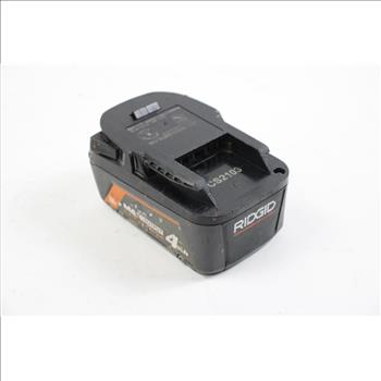 Ridgid 18v 4Ah Battery Pack