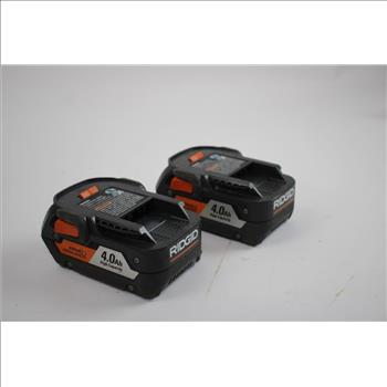 Ridgid 18V Battery Packs, 2 Pieces