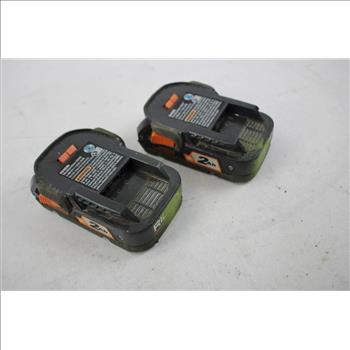 RIDGID 2.0Ah Batteries, 2 Pieces