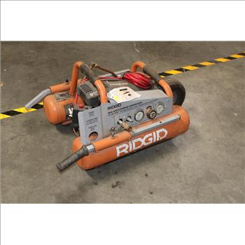 Ridgid 5 Gallon Mini Wheel Barrow Air Compressor