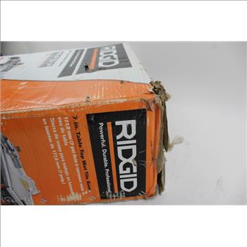 Ridgid 7 Inch Table Top Wet Tile Saw