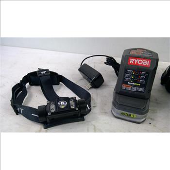 Ridgid Bag, Headset Light, Ryobi Battery Charger