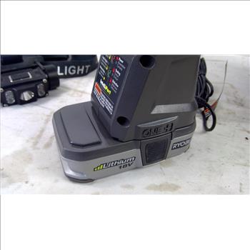 Ridgid Bag, Headset Light, Ryobi Battery Charger
