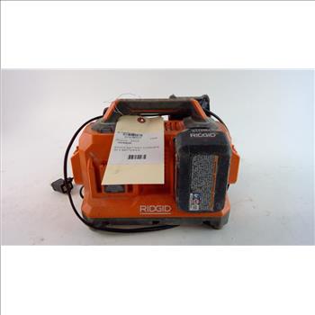 Ridgid Batteries And Charger, 4 Pieces