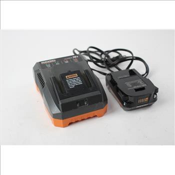 Ridgid Battery And Charger