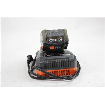 Ridgid Battery Charger and Battery Pack