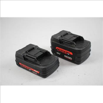 Ridgid Battery Packs, 2 Pieces
