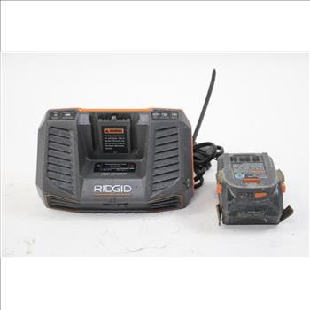 Ridgid Battey Charger And Pack
