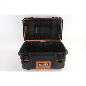 Ridgid  Black Plastic Tool Box