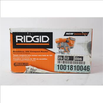 Ridgid Brushless 18V Compact Router, R86044B