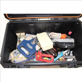 Ridgid Chest With Assorted Tools,  5+ Pieces