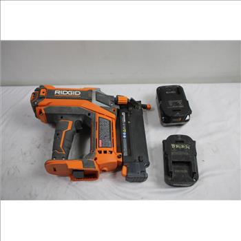Ridgid Cordless 18 Gauge Brad Nailer, Ridgid Tool Bag, Ridgid Tool Batteries & More
