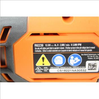 Ridgid Cordless Impact Driver 12v & Cordless Drill Driver 12v