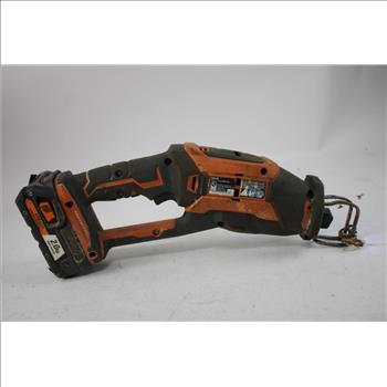 Ridgid Cordless One-Handed Reciprocating Saw