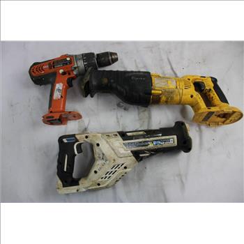 Ridgid Cordless Power Drill, Hart Cordless Reciprocating Saw, And More, 3+ Pieces