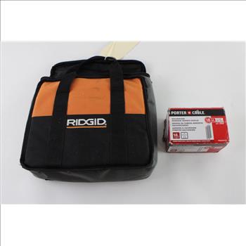 RIDGID Finish Stapler With Some Staples