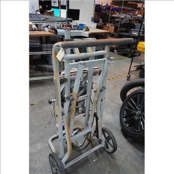 Ridgid Foldable Mobile Miter Saw Stand With Mounting Braces