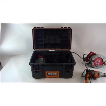 Ridgid Hammer Drill And More, 5 Pieces