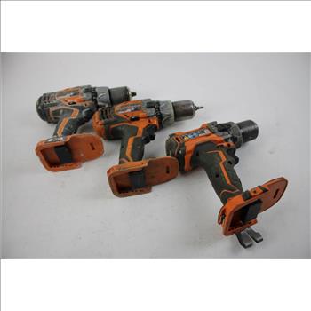 RIDGID Hammer Drill Bulk Lot 3 Pieces