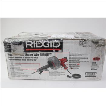 Ridgid Hand-Held Drain Cleaner With Autofeed