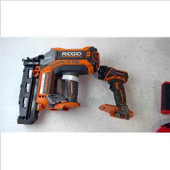 Ridgid Nail Gun And More, 4 Pieces