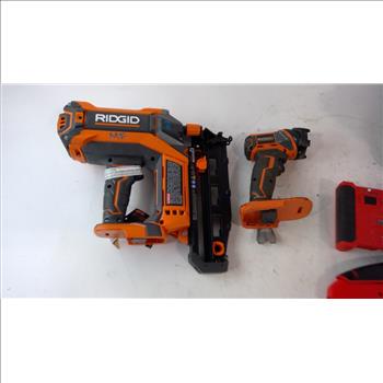 Ridgid Nail Gun And More, 4 Pieces
