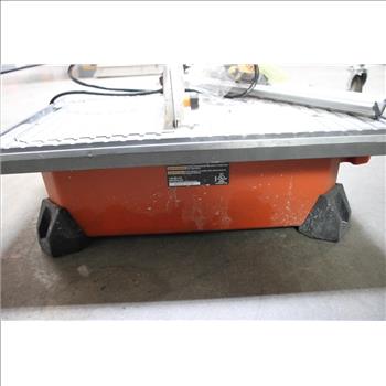 Ridgid Portable Job Site Wet Tile Saw