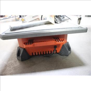 Ridgid Portable Job Site Wet Tile Saw