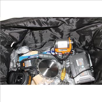 Ridgid Power Tool Lot With Bag, 4+ Pieces