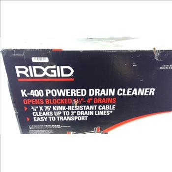 Ridgid Powered Drain Cleaner