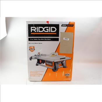 Ridgid R4021 7 Inch Table Top Wet Tile Saw