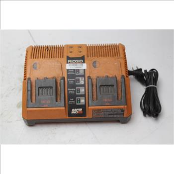 Ridgid Rapid 140276002 Max Twin Battery Charger