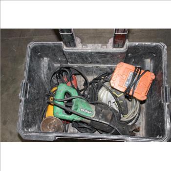 Ridgid Rolling Tool Box With Misc Tools